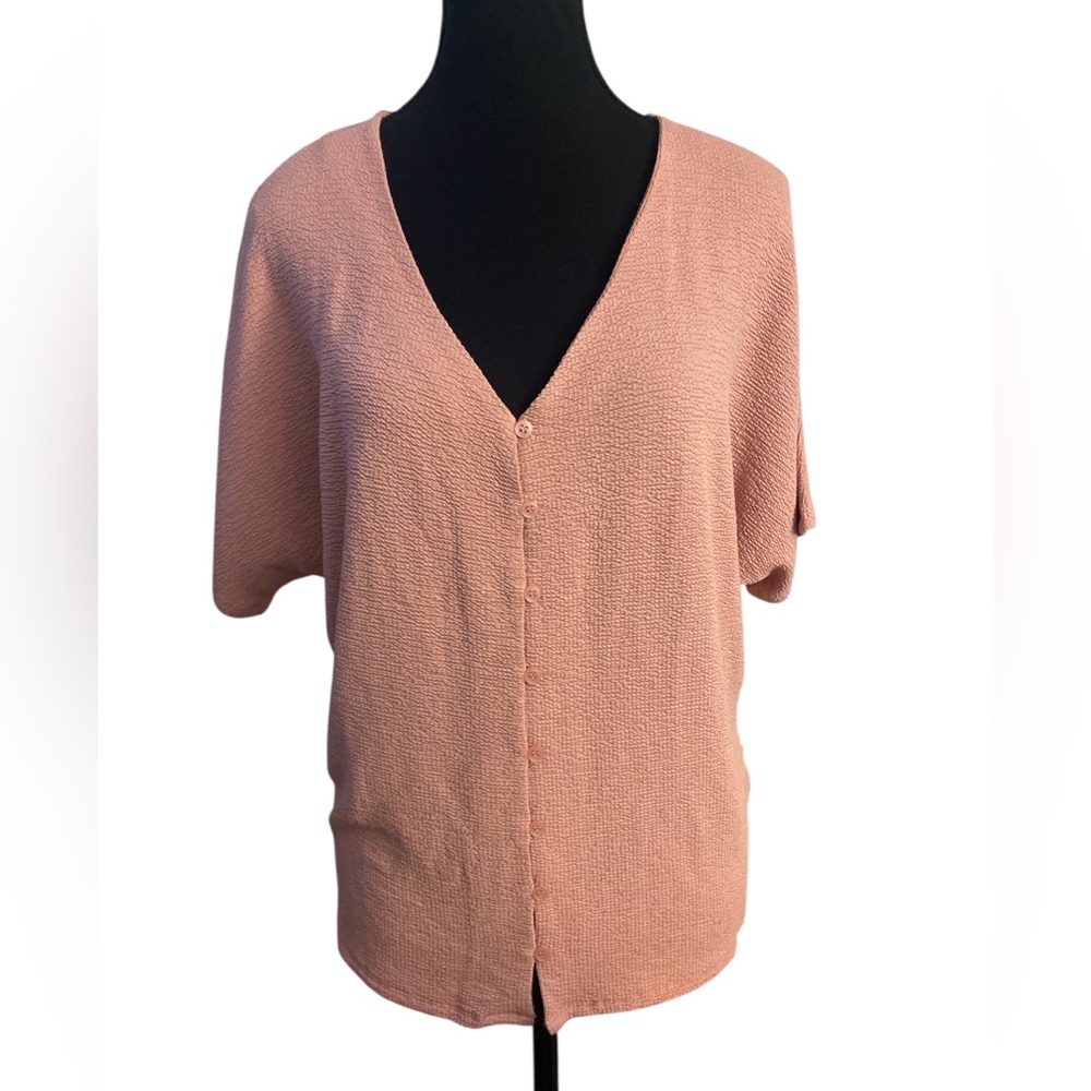 LASCANA Textured Tan Top EUC 4/6